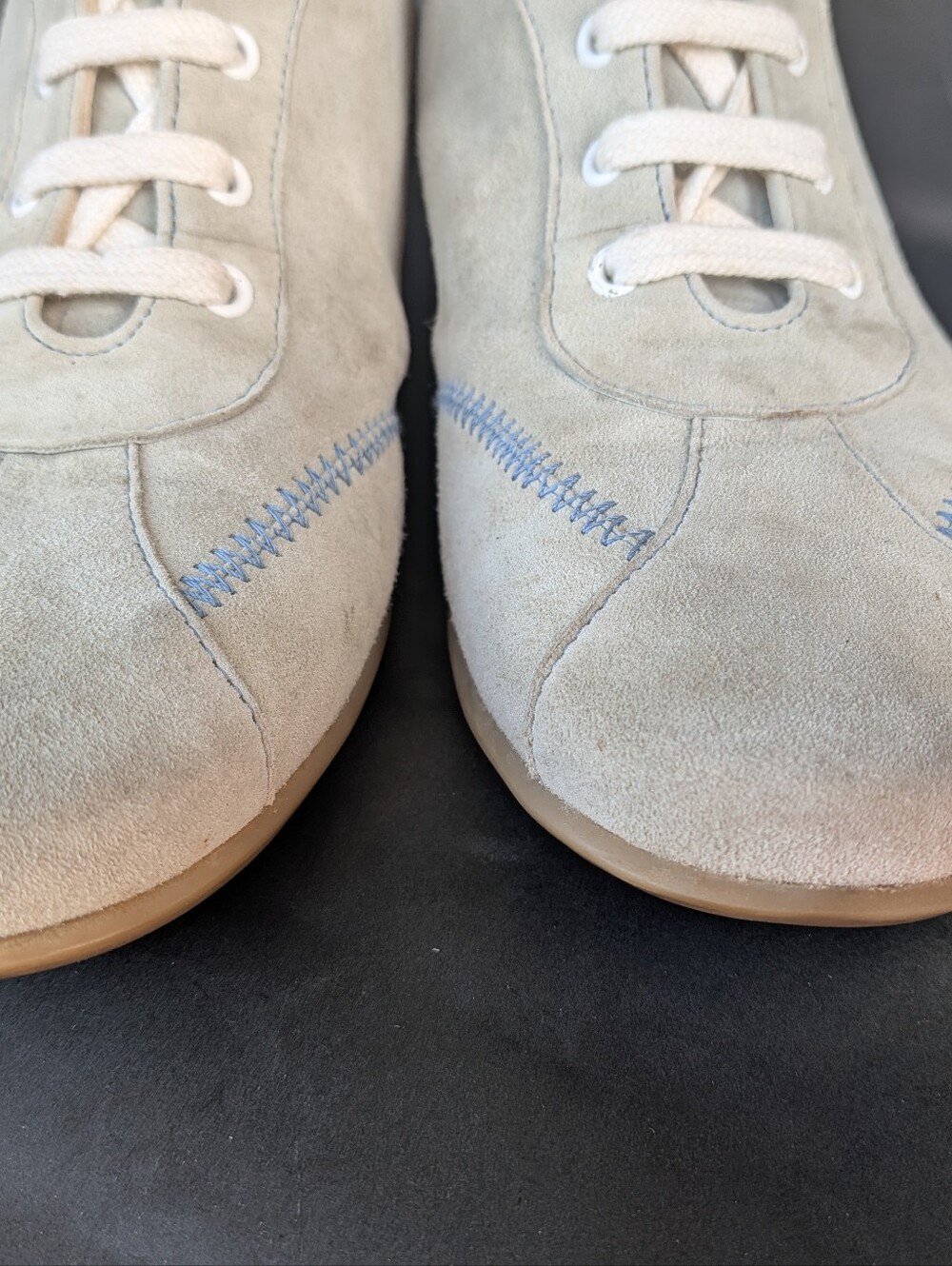 Vintage Espace Women's Leather/Suede Lace Up Boots Size 8 - Picture 6 of 16